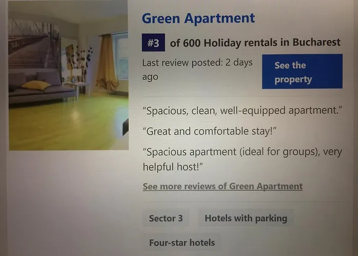 Green Apartment ブカレスト